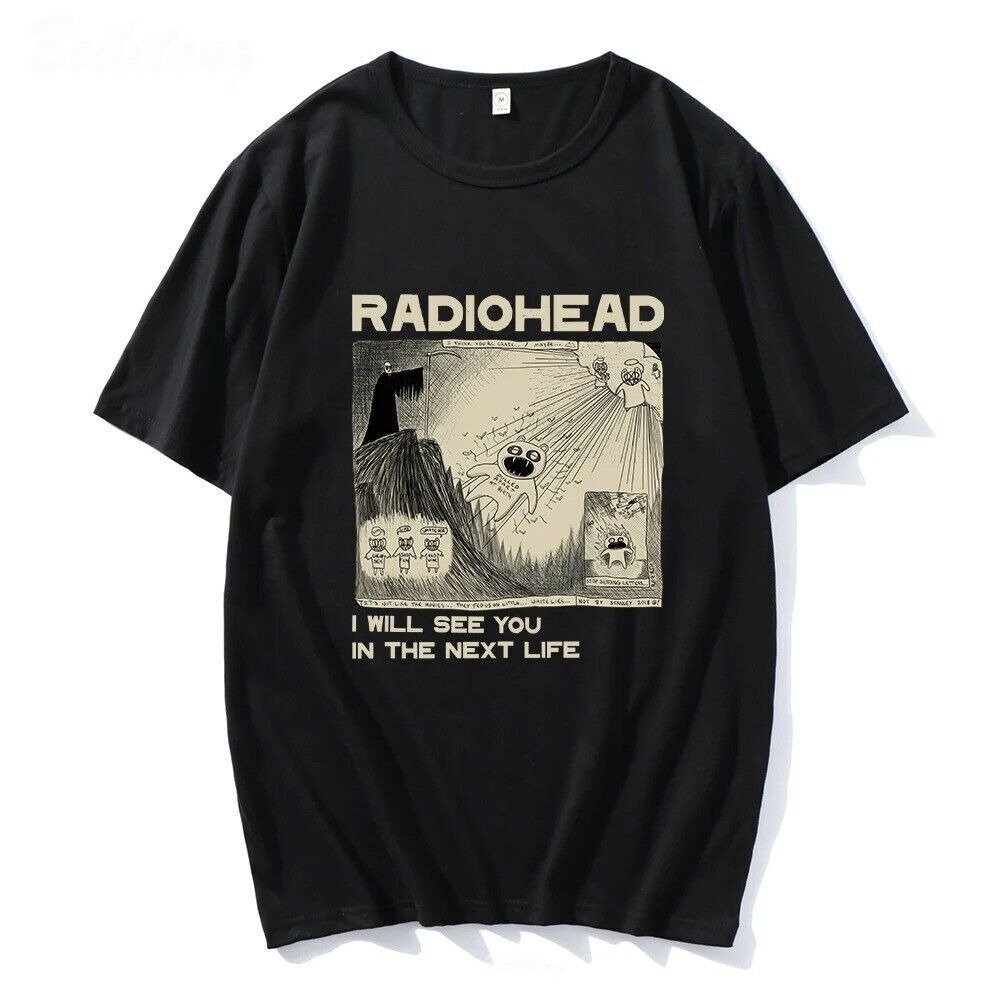 Radiohead Black Graphic Tee - Short Sleeve